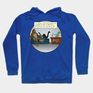 The Bigfoot & Little Green Man Show with Nessie Hoodie